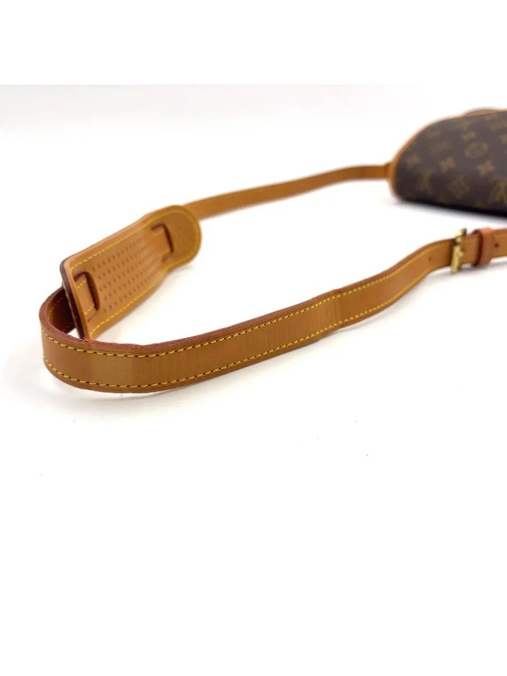 Louis Vuitton Sologne Monogram Leather Brown Shoulder Bag Gold - Picture 5 of 15